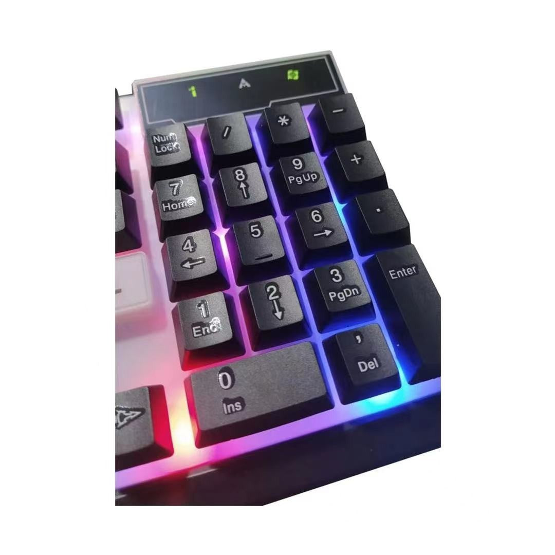 Kit De Teclado E Mouse Gamer Durawell Dw-550 Teclado Preto