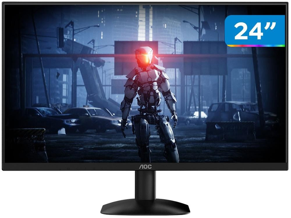 Monitor AOC Série B35 24B35HM2 Widescreen FHD 100Hz 1ms com entradas HDMI e VGA