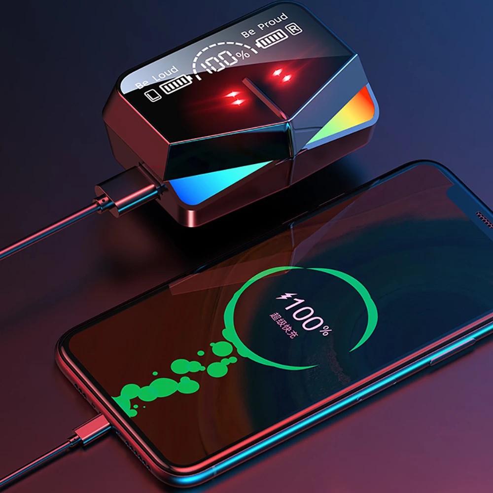 Brasil fones de ouvido sem fio bluetooth m28 fones de ouvido tws estéreo toque c