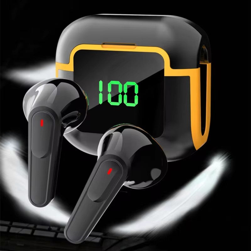 Fones De Ouvido Sem Fio Com Display LED, Bluetooth 5.3, Fone De Ouvido