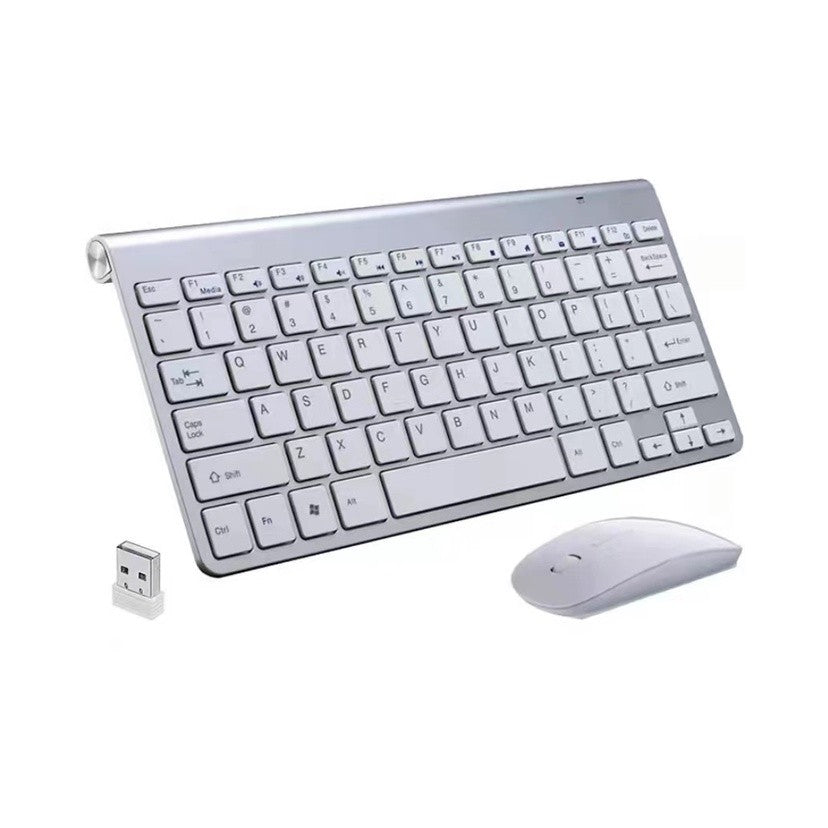 Combo Teclado Com Mouse Adaptador Usb Sem Fio Wb-8066 Pc