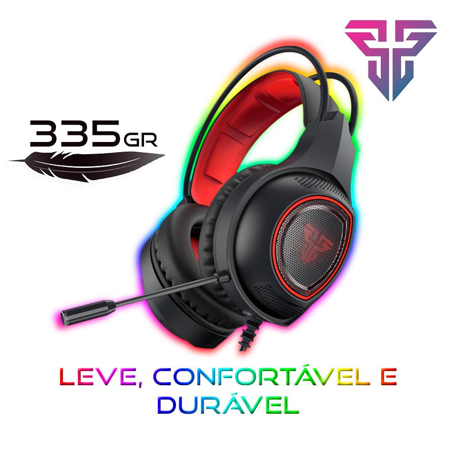 Headset Gamer Sniper 7.1 USB Iluminação RGB Fantech HG16